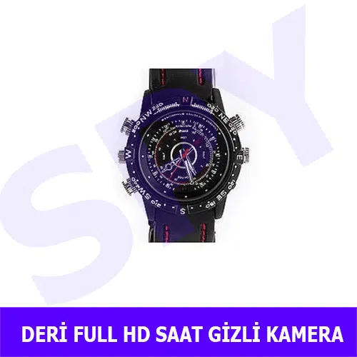 Deri Full HD Kol Saat Kamera