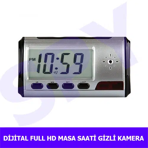 Dijital Full HD Masa Saati Güvenlik Kamera