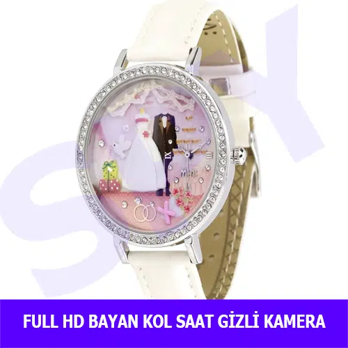 Full HD Bayan Kol Saat Kamera