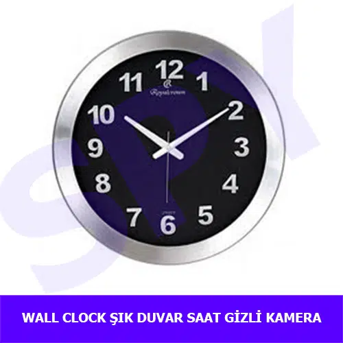 Wall Clock Şık Duvar Saat Kamera